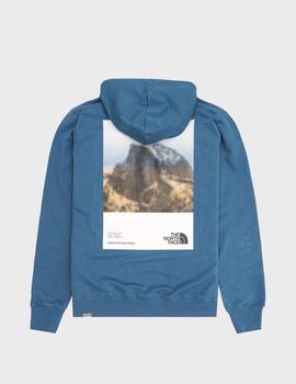 Sudadera The North Face M D2 Graphic Hoodie BlueCoral