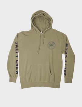 Sudadera Salty Crew Blue Crabber Overdyed Fleece PS