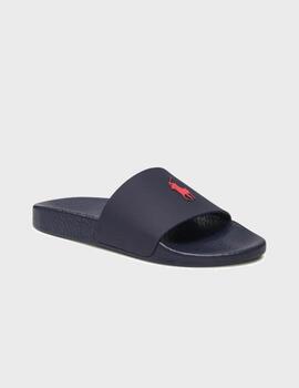 Chanclas Polo Ralph Lauren Slide-SLI Navy