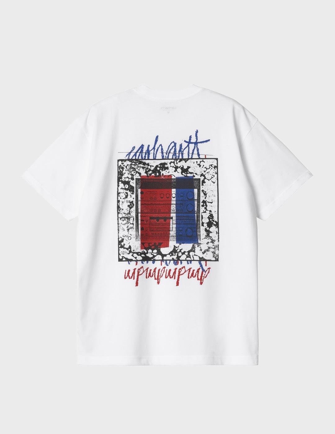 Camiseta Carhartt WIP S/S Stereo White