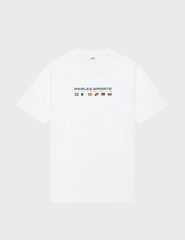 Camiseta Parlez Laguna White