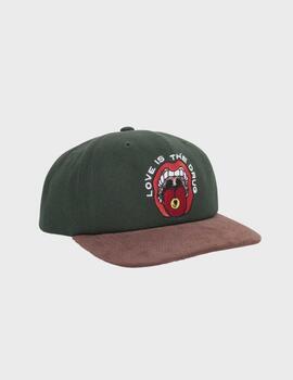 Gorra Obey Unwound 6 Panel DarkCedarMulti