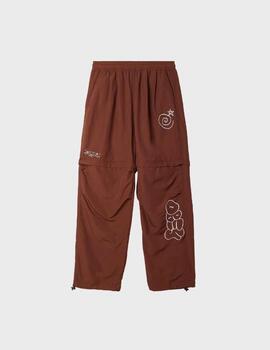 Pantalón Obey Mash Up Zip Off Sepia