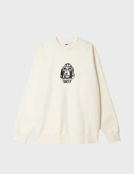 Sudadera Obey Hound Crew Unbleached