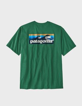 Camiseta Patagonia M´s Boardshort Logo Pocket  GatherGreen