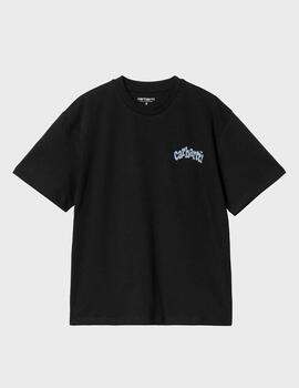 Camiseta Carhartt WIP W' S/S Amour Black/Misty Sky