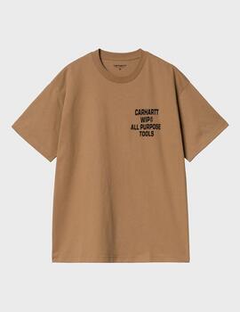 Camiseta Carhartt WIP S/S Cross Screw Peanut