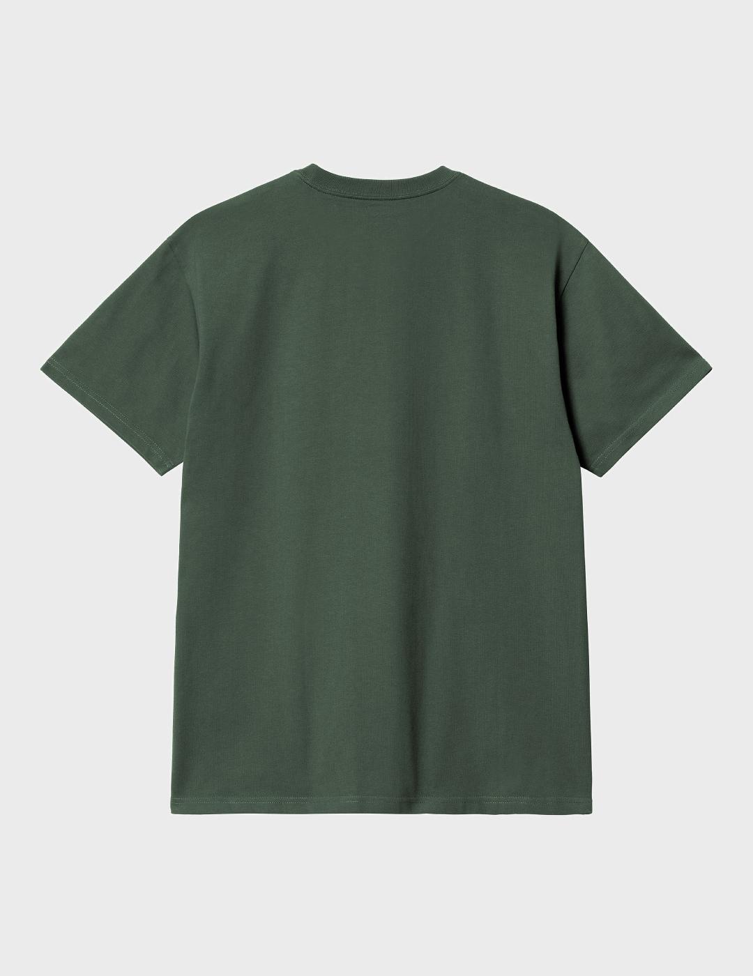 Camiseta carhartt WIP S/S Chase Sycamore Tree/Gold