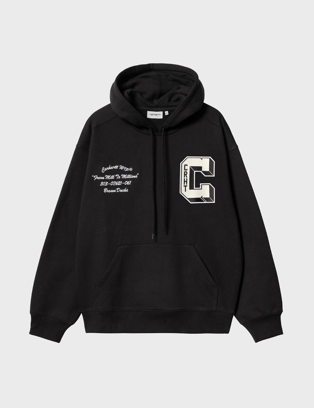 Capucha Sudadera Carhartt Negra Sudadera Carhartt WIP Hooded