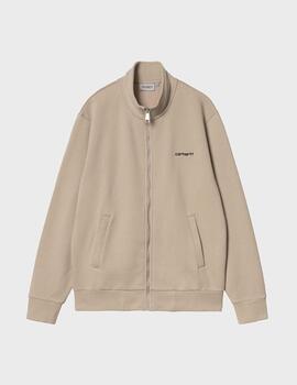 Sudadera Carhartt Script Embroidery Jacket Beige
