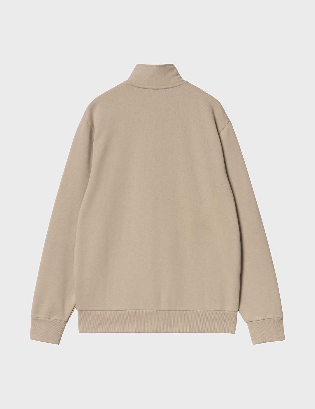 Sudadera Carhartt Script Embroidery Jacket Beige