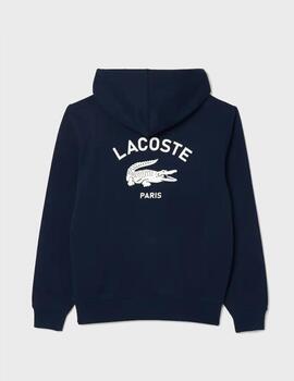 Sudadera Lacoste SH2740 166 Azul Marino