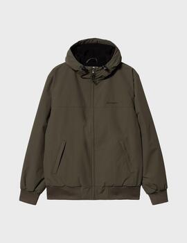 Cazadora Carhartt Wip Hooded Sail Cypress/Black