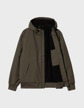 Cazadora Carhartt Wip Hooded Sail Cypress/Black