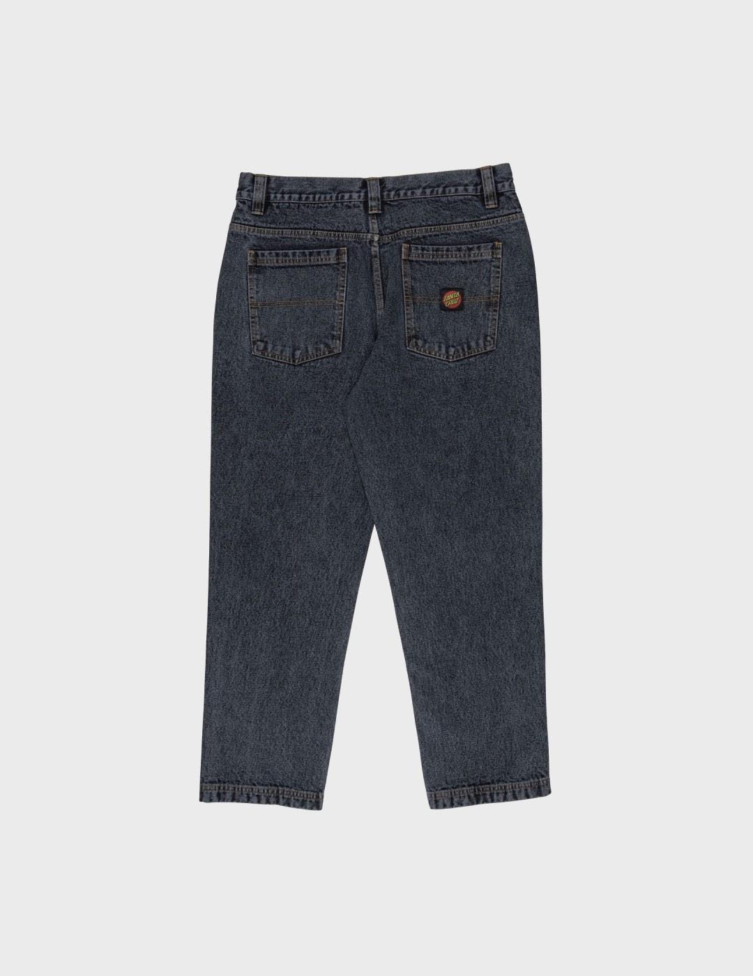 Pantalón Santa Cruz Factory Jean Black Acid Wash