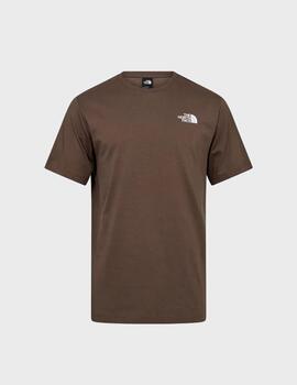Camiseta The North Face M S/S REDBOX TEE Smokey Br