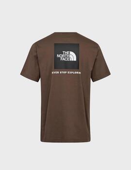 Camiseta The North Face M S/S REDBOX TEE Smokey Br
