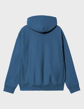 Sudadera Carhartt WIP American Script Sweat Sodalite