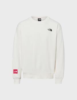 Sudadera The North Face U Axys Crew White Dune