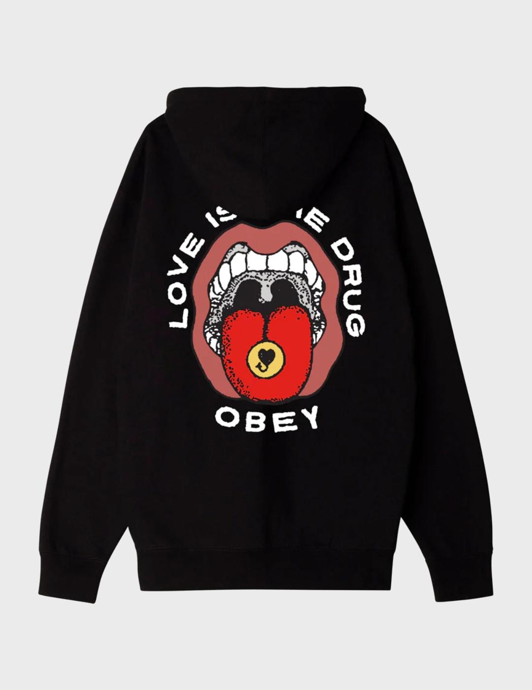 Sudadera Obey Love Is The Drug