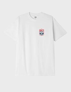 Camiseta Obey Visual Ind.  Badge