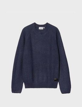Jersey Carhartt WIP Forth Sweater Air Force Blue