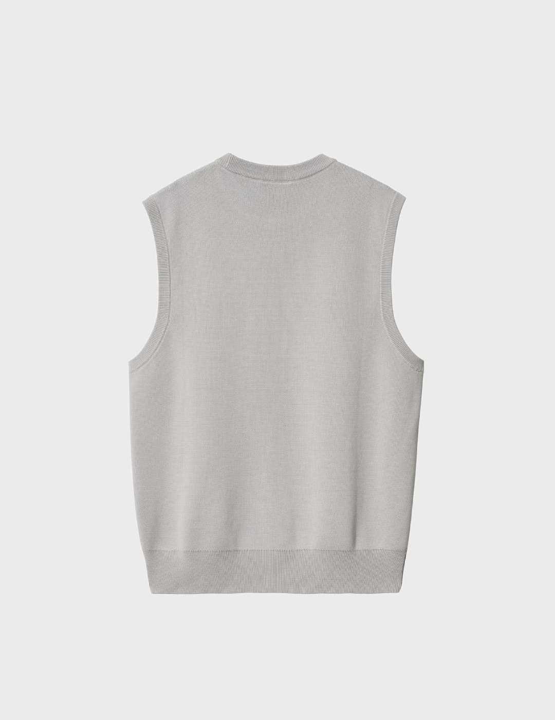 Chaleco Carhartt WIP Script Sweater Basalt