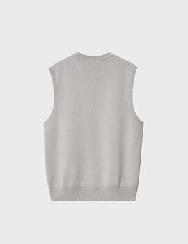Chaleco Carhartt WIP Script Sweater Basalt