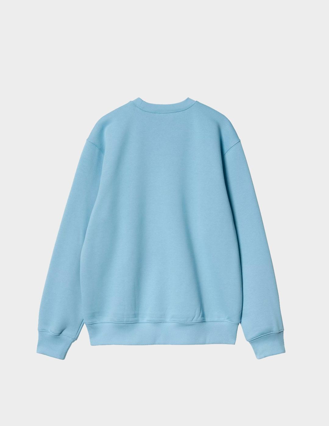 Sudadera Carhartt WIP Sweat Bluebird/ Fleur de sel