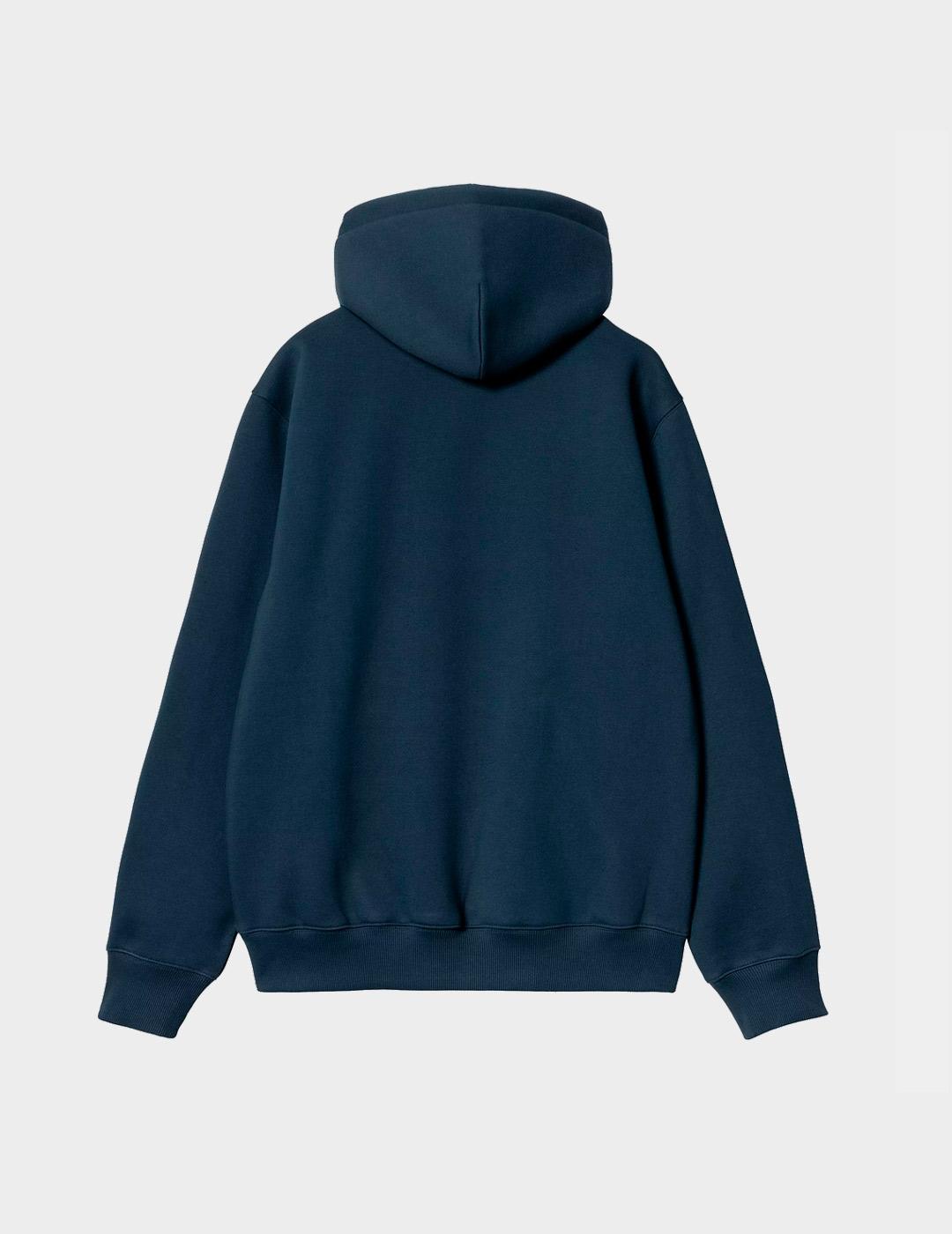 Sudadera Carhartt WIP Hooded Sweat INK/ AIR YELLOW
