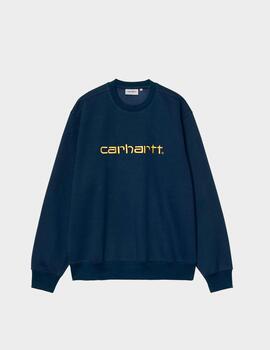 Sudadera Carhartt WIP Sweat  Ink/Air Yellow
