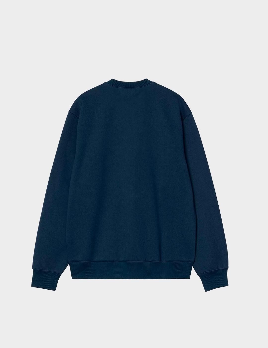 Sudadera Carhartt WIP Sweat  Ink/Air Yellow