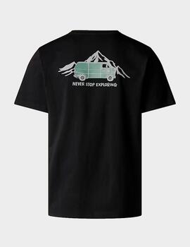 Camiseta The North Face M SS Outdoor Graphic Black
