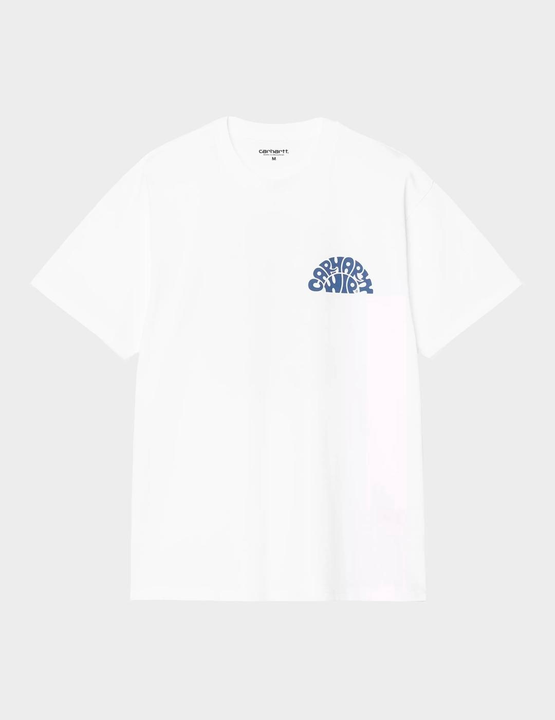 Camiseta Carhartt WIP Jazzy T-shirt White/Blue Iri