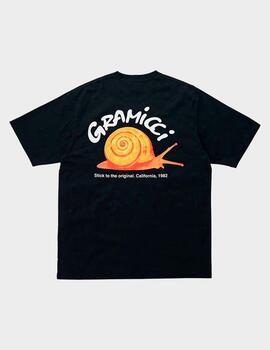 Camiseta Gramicci Snail Tee Vintage Black