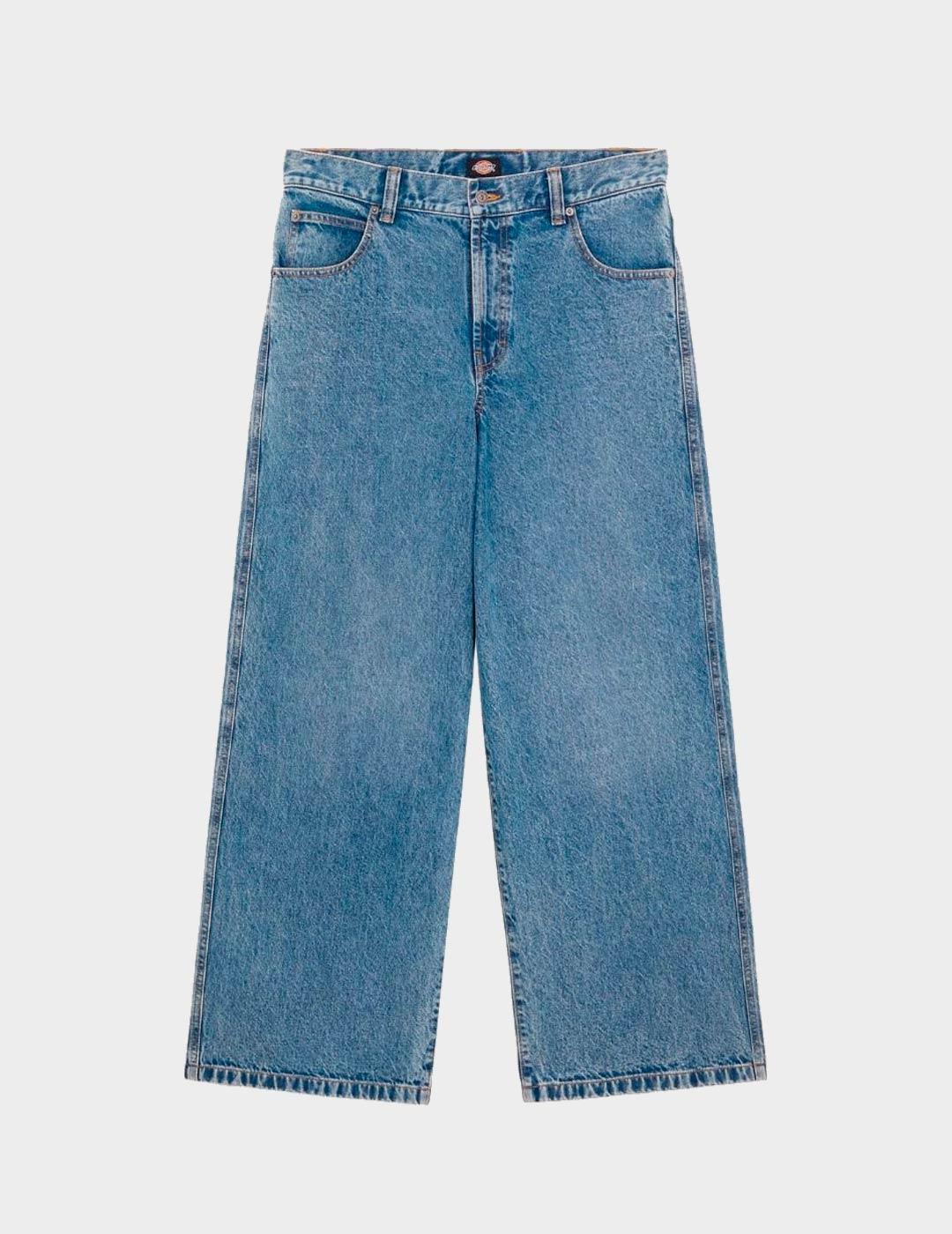 Pantalon Dickies Loose Wave Denim Rinsed Fade