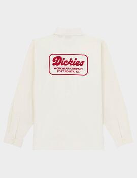 Camisa Dickies Lewistown LS Shirt Egret