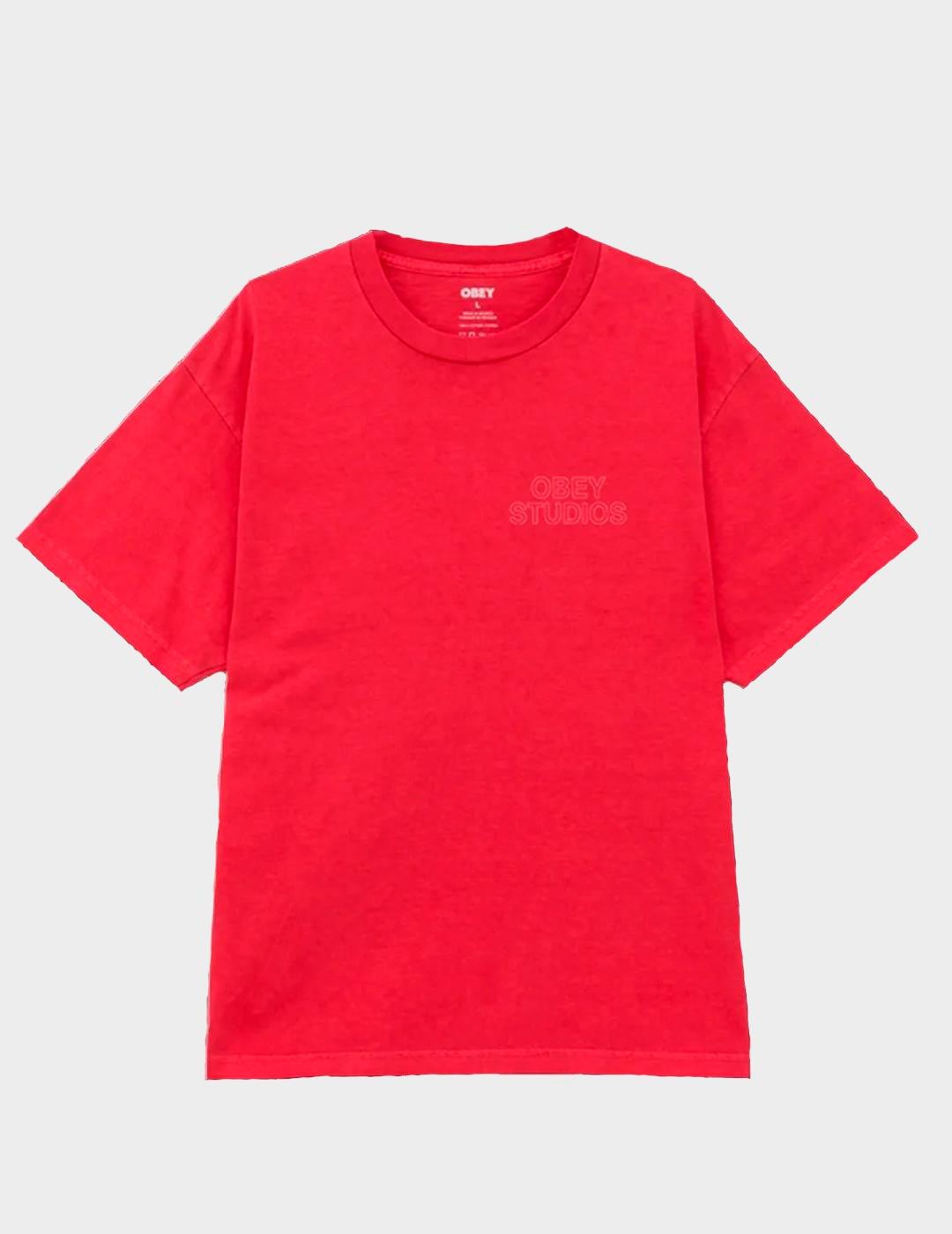 Camiseta Obey Studios Outline Pigment