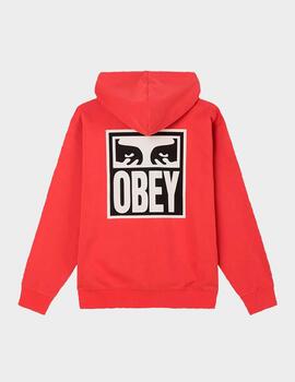 Sudadera Obey Eyes Icon II Mineral Red
