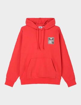 Sudadera Obey Eyes Icon II Mineral Red