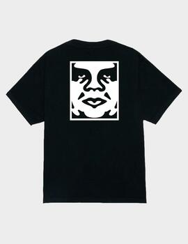 Camiseta Obey Bold Icon Face Pigment True VntgBlck