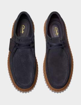 Zapatillas Clarks Torhill Lo Navy Suede