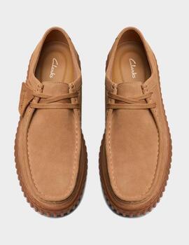 Zapatillas Clarks Torhill Lo Dark Sand Suede