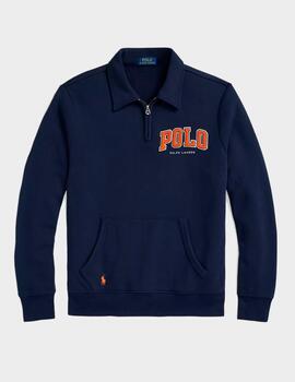 Sudadera Polo Ralph Lauren M Classics Navy Orange
