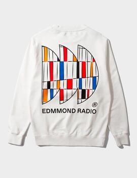 Sudadera Edmmond Studios Radio Plain Off White