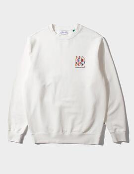Sudadera Edmmond Studios Radio Plain Off White