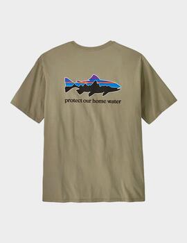 Camiseta Patagonia M´s Home Water Trout Organic T-