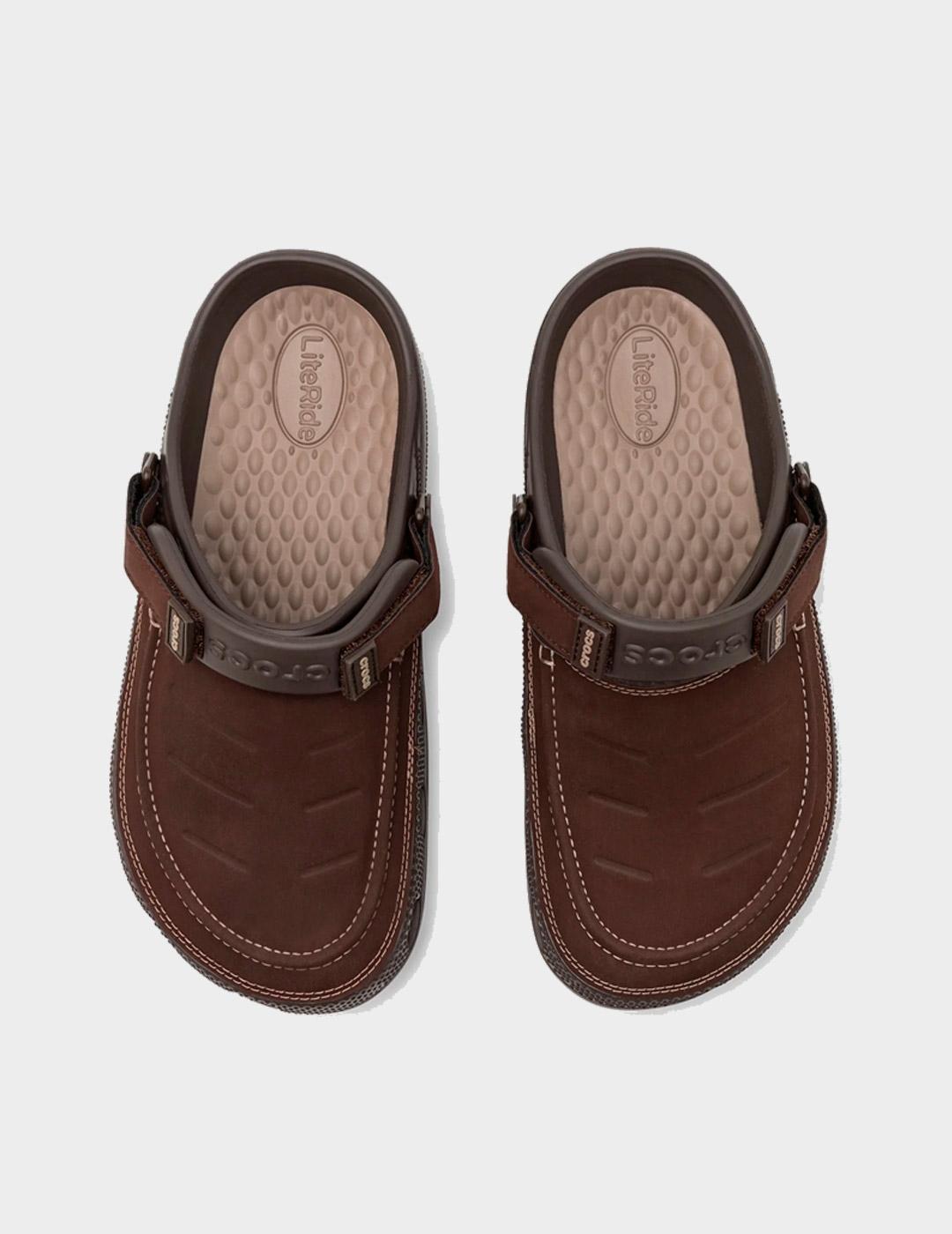 Zuecos Crocs Yukon Vista II Ir Clog M Espresso/Mus