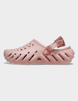 Zuecos Crocs Echo Clog Pink Clay Argile Rose