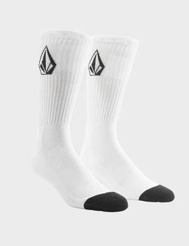 Calcetines Volcom Full Stone White